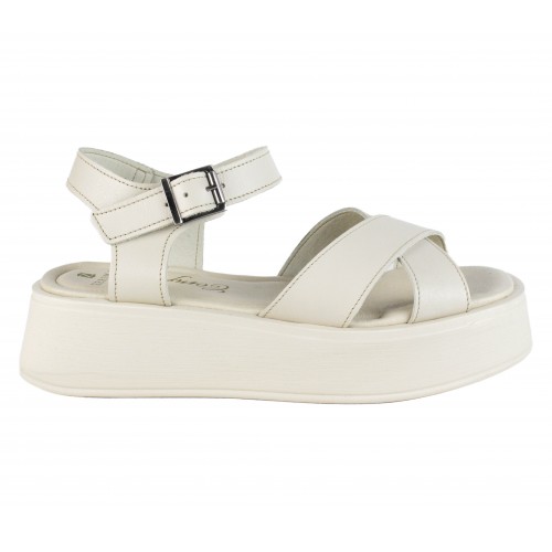 Sandales en cuir à plateforme modèle NFT