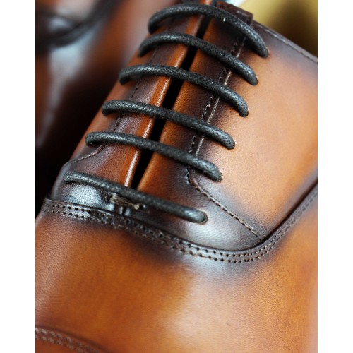 Chaussures en cuir avec élévateurs internes +7 cm CONNOR