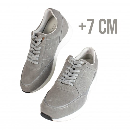 Chaussures en cuir avec élévateurs internes +7 cm FANDANGO