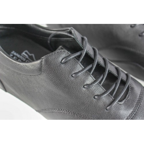 Chaussures en cuir avec élévateurs internes +7 cm OLVIO