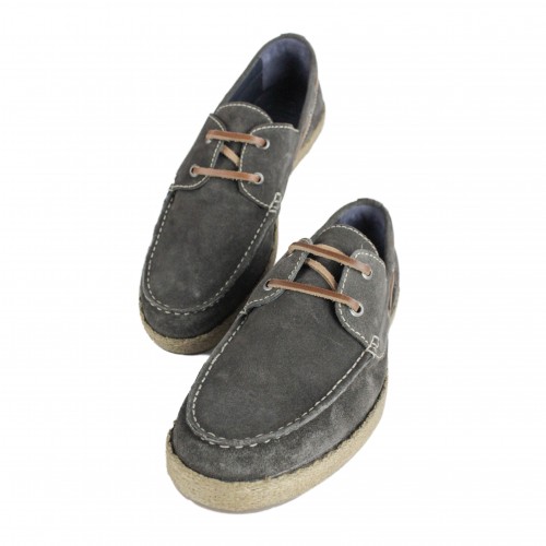 Chaussures en croûte de cuir à lacets modèle CALIFORNIA