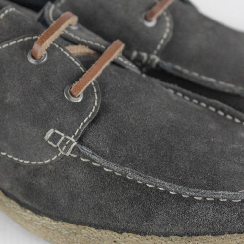 Chaussures en croûte de cuir à lacets modèle CALIFORNIA