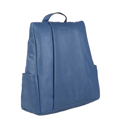 Sac à dos en cuir naturel avec fermeture arrière antivol Zerimar - 15