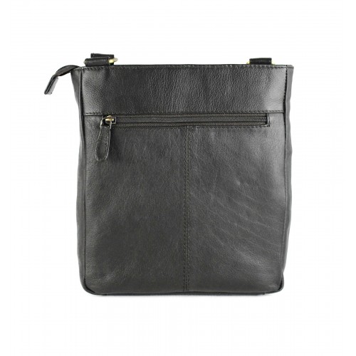 Sac à bandoulière en cuir de style vintage 26x23x7 cm GORO