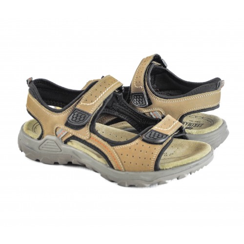 Sandales en cuir MOUNTAIN avec fermeture velcro