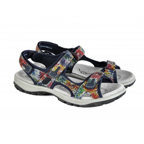 Sandales de trekking en cuir femme