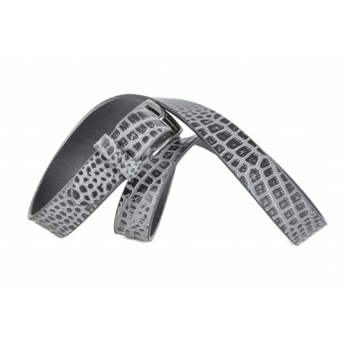 Ceinture en cuir gravé modèle CRYSIS