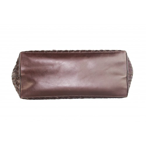 Grand sac en cuir tressé BRAILE 48x13x28 cm
