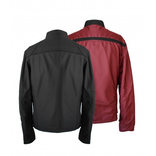 Blouson cuir réversible bicolore BLAGRAN