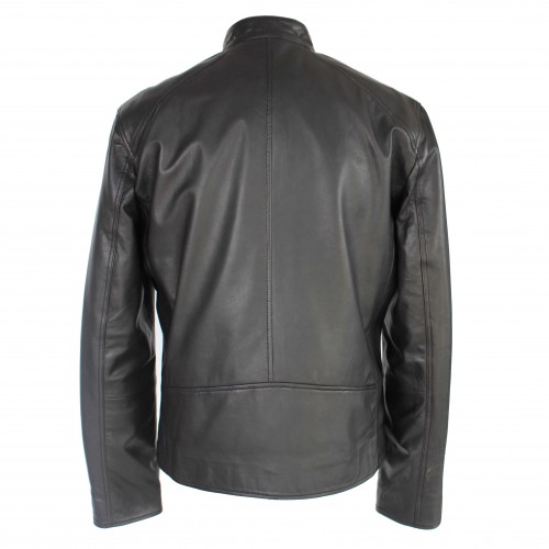 Veste en cuir zippée NAULE