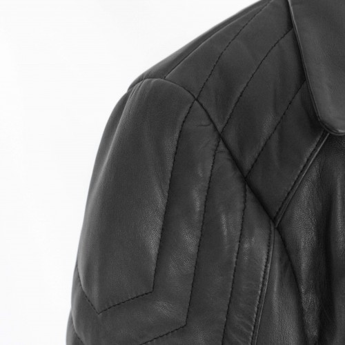 GARRID veste en cuir épais