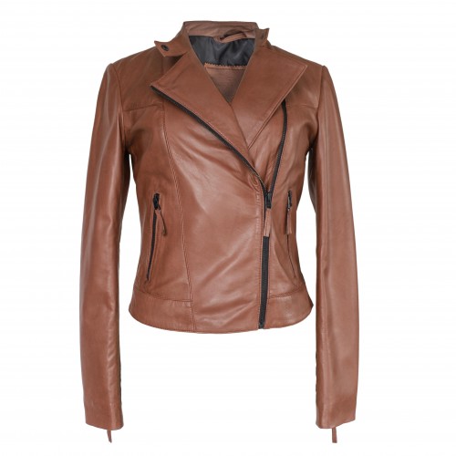 Blouson en cuir épais modèle PALOMA