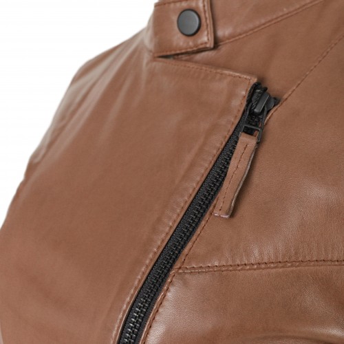 Blouson en cuir épais modèle PALOMA