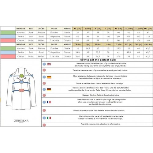 Veste en cuir à fermeture éclair diagonale FOSTE