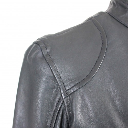 Veste en cuir zippée GERMAN