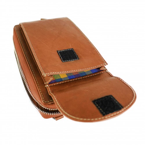 Sac bandoulière en cuir 20x11x4 cm