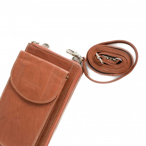 Sac bandoulière en cuir 20x11x4 cm