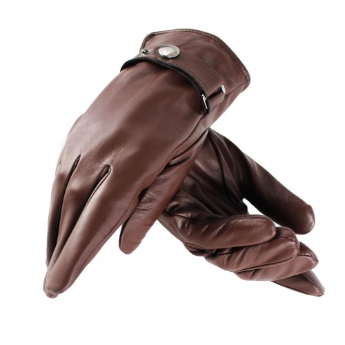 Gants en cuir avec clip réglable modèle BIRLE