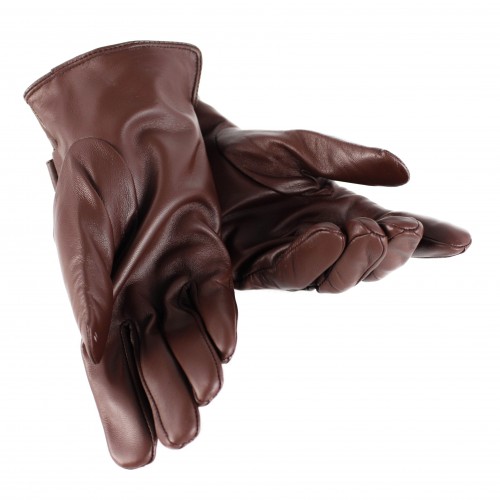 Gants en cuir avec clip réglable modèle BIRLE