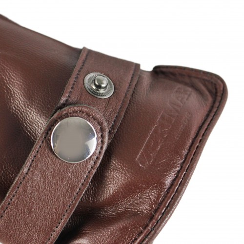 Gants en cuir avec clip réglable modèle BIRLE