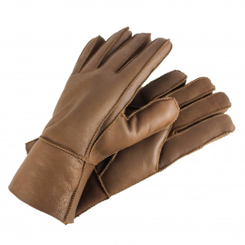 Gants en cuir double face