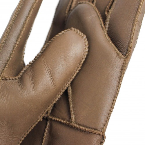 Gants en cuir double face