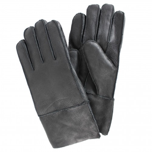 Gants en cuir double face