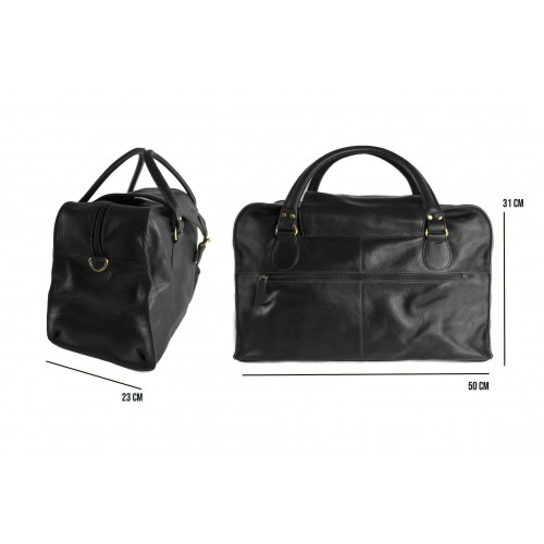 Sac de voyage en cuir 50x31x23 cm MONDO