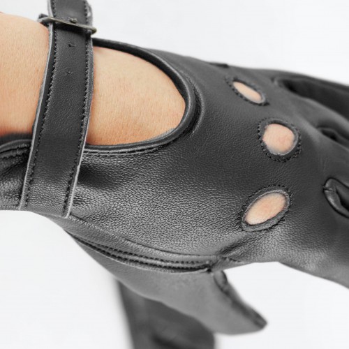 Gants en cuir pour pilote femme modèle FERRI