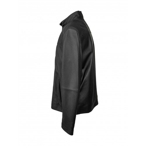 Veste en cuir avec fermeture éclair modèle PANPET