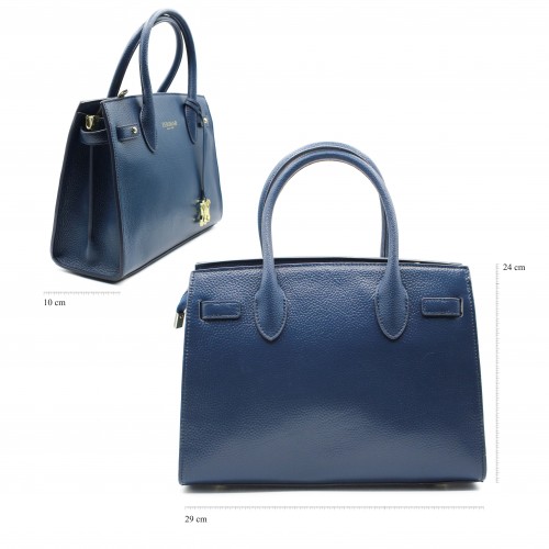 Sac en cuir à double anse 29x24x10 cm AFFARY