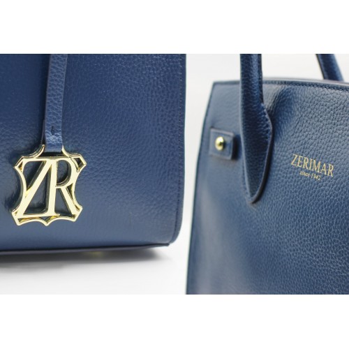 Sac en cuir à double anse 29x24x10 cm AFFARY