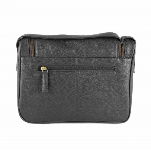Sac bandoulière en cuir 24x29x8 cm modèle SEMBU