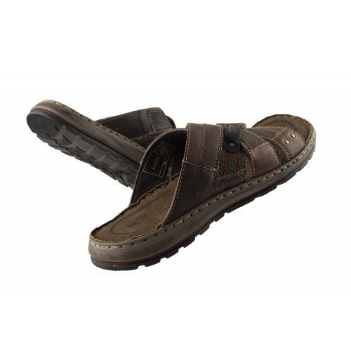 Sandale ouverte en cuir modèle CAPRIOS