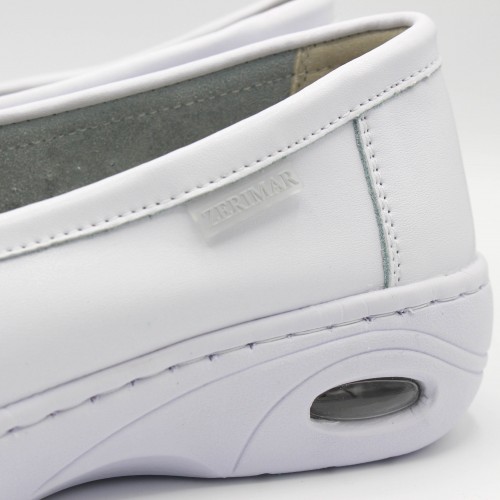 Mocassins en cuir confortables avec chambre à air et semelle intérieure confort
