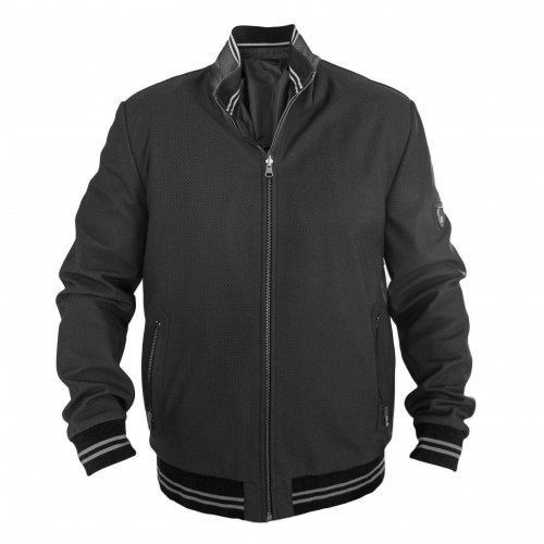 Blouson en cuir perforé modèle ITALIA