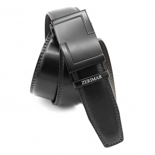 Ceinture en cuir avec boucle automatique modèle BASTA