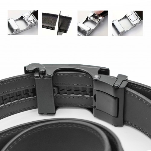 Ceinture en cuir avec boucle automatique modèle BASTA