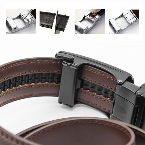 Ceinture en cuir avec boucle automatique modèle PRECA
