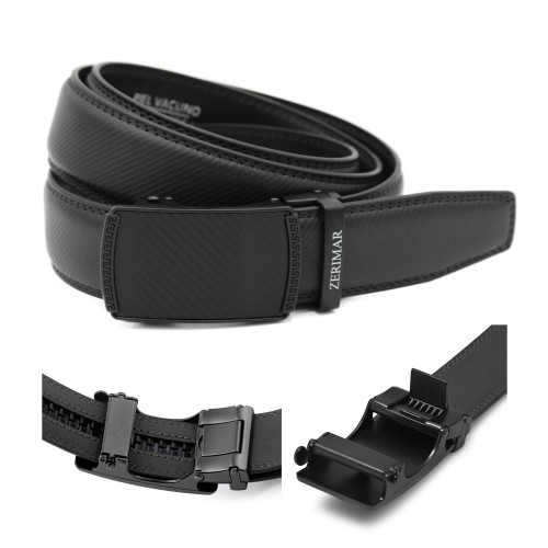 Ceinture en cuir avec boucle automatique modèle PRECA