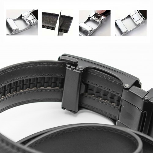 Ceinture en cuir avec boucle automatique modèle PRECA