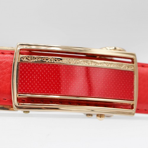 Ceinture en cuir à boucle automatique modèle LINES
