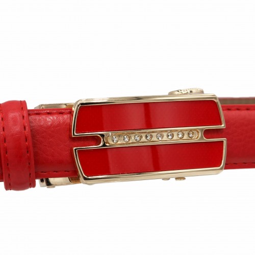 Ceinture en cuir à boucle automatique modèle MOIS