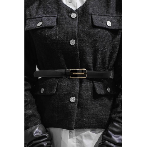 Ceinture en cuir à boucle automatique modèle MOIS