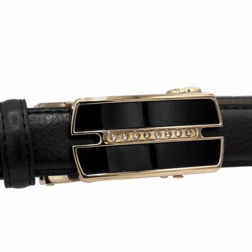 Ceinture en cuir à boucle automatique modèle MOIS