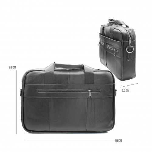 Porte-documents en cuir modèle GOCHE 40x28x6,5 cm