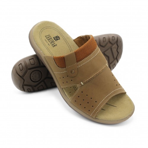 Sandales en cuir naturel BLEND