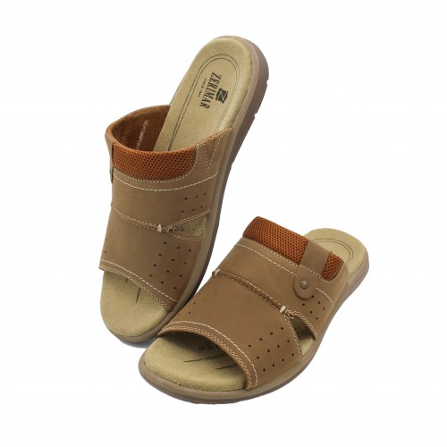 Sandales en cuir naturel BLEND
