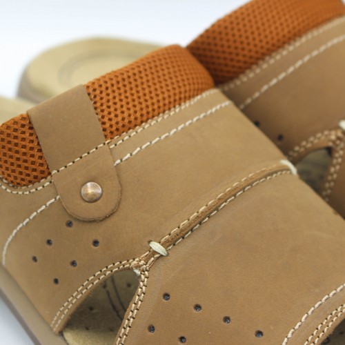 Sandales en cuir naturel BLEND