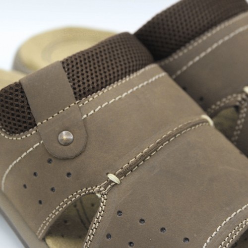 Sandales en cuir naturel BLEND